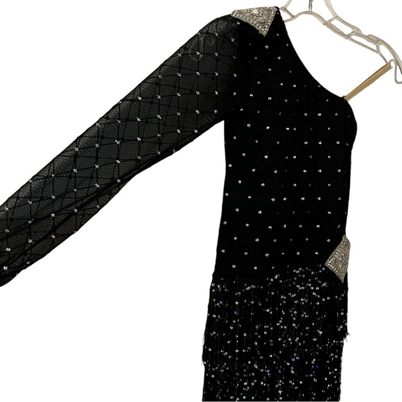 Revolution Dance Girl’s Flapper Dress STYLE #RC17029 COLOR: Black Large Child - Picture 9 of 16